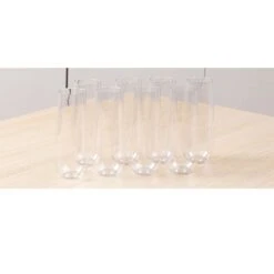 9oz. Clear Plastic Stemless Champagne Flutes By Celebrate It™, 8ct. -Optima Home Decor Store 10712925 3