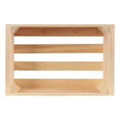 14" X 9" Wood Crate With Reinforced Corners By Make Market® -Optima Home Decor Store 10715209 3