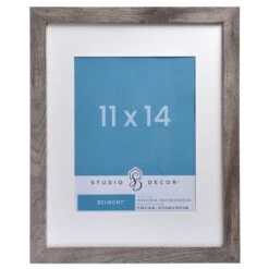 8 Pack: Gray Belmont Frame With Mat By Studio Décor® 33 8 Pack: Gray Belmont Frame With Mat By Studio Décor® -Optima Home Decor Store 10717527 1 1