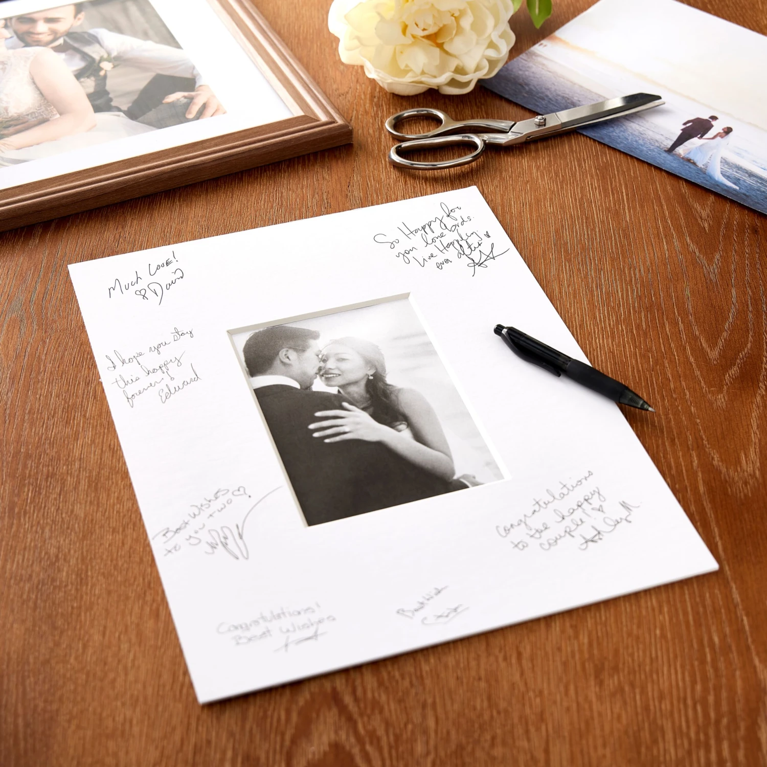 White Signature Mat By Studio Décor® 4 White Signature Mat By Studio Décor® - Image 2