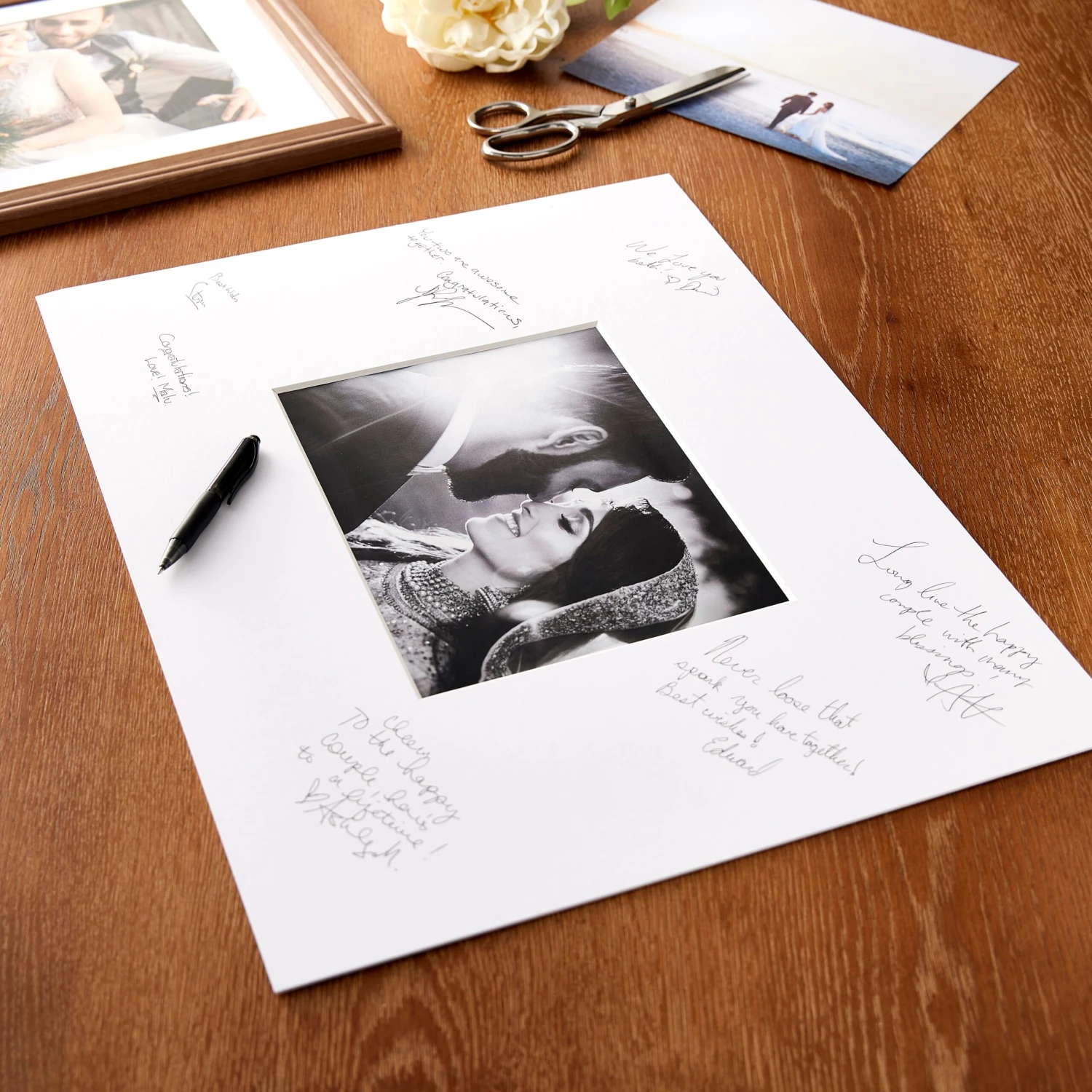 White Signature Mat By Studio Décor® 7 White Signature Mat By Studio Décor® - Image 5