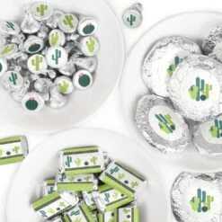 Big Dot Of Happiness Prickly Cactus Party - Fiesta Party Candy Favor Sticker Kit - 304 Pieces