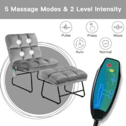 Massage Chair Velvet Accent Sofa Chair With Ottoman And Remote Control 17 Massage Chair Velvet Accent Sofa Chair With Ottoman And Remote Control -Optima Home Decor Store 2306255145647356768
