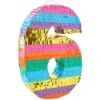 Rainbow Pinata Number 6 For Kids Birthday Party Fiesta (Small, 11.3 X 16.5 X 3 In) 2 Rainbow Pinata Number 6 For Kids Birthday Party Fiesta (Small, 11.3 X 16.5 X 3 In) -Optima Home Decor Store 2882316854425927456