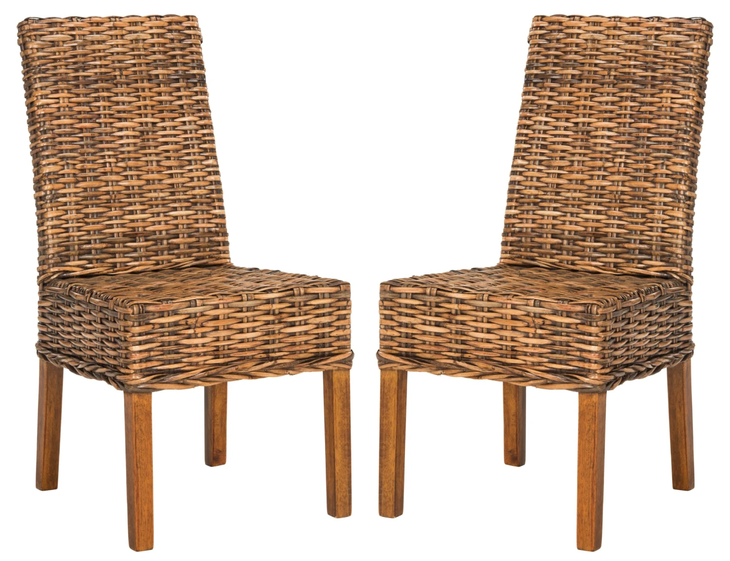 Safavieh Sanibel Side Chair Set Of 2 In Brown