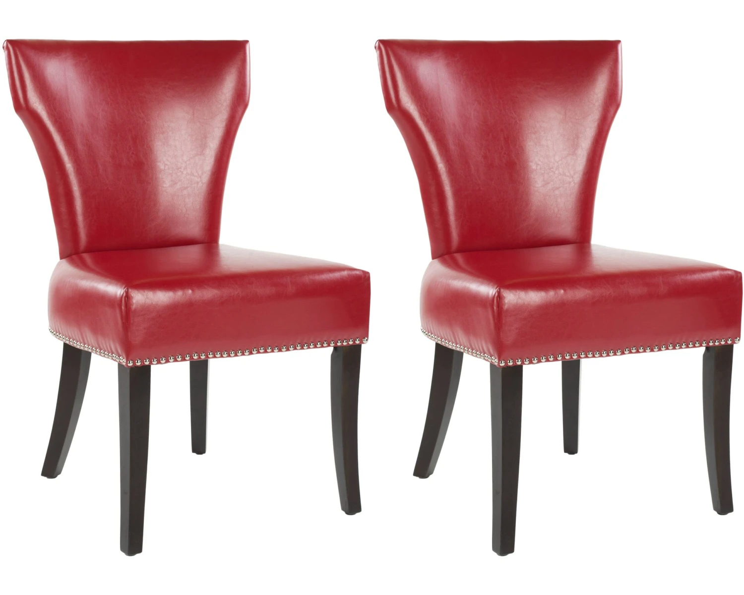 Safavieh Jappic Side Chair Set Of 2 In Red