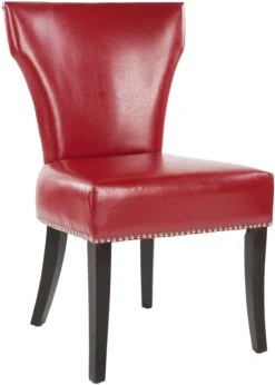 Safavieh Jappic Side Chair Set Of 2 In Red -Optima Home Decor Store 29019 MCR4706D SET2 3