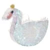 Iridescent Foil White Swan Pinata For Girls Princess Theme Birthday Party Decorations (Small, 16.25 X 14 X 3 In) -Optima Home Decor Store 3459029085346961248