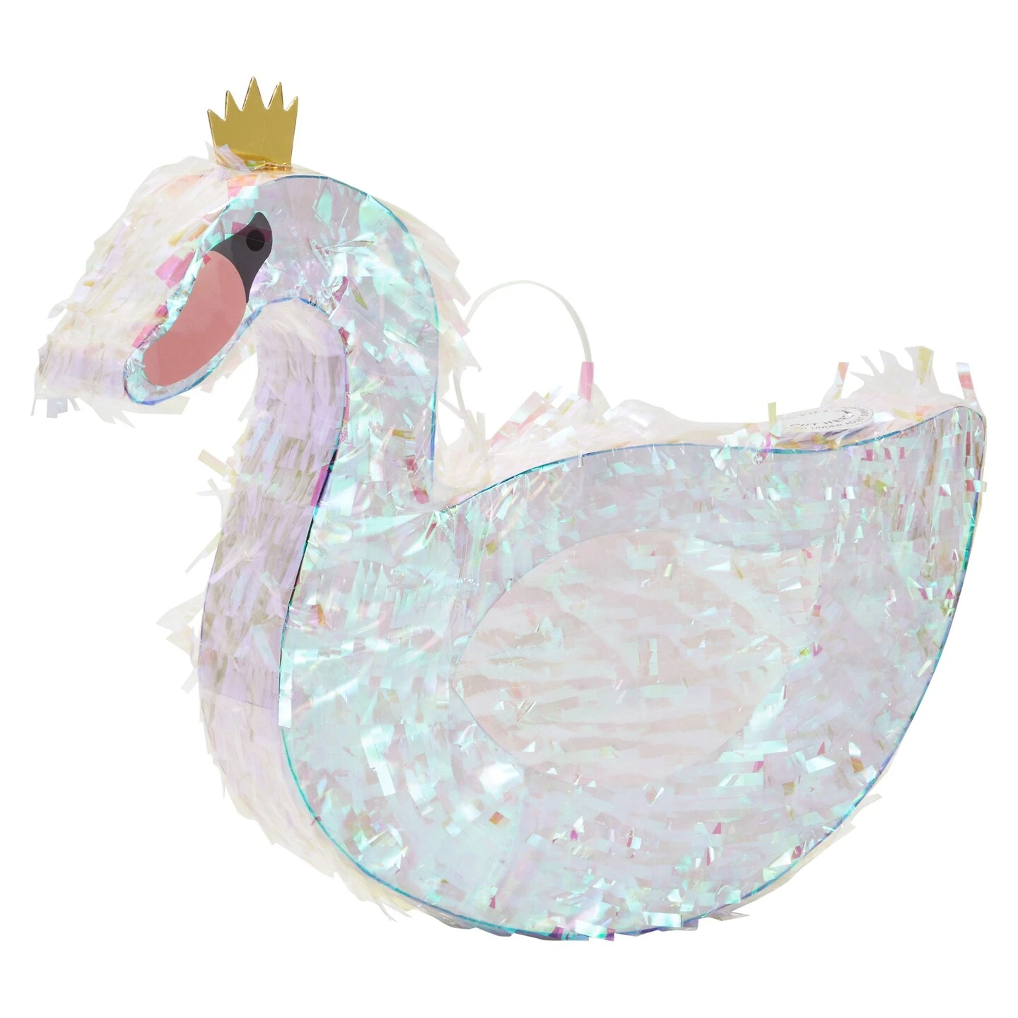 Iridescent Foil White Swan Pinata For Girls Princess Theme Birthday Party Decorations (Small, 16.25 X 14 X 3 In) 3 Iridescent Foil White Swan Pinata For Girls Princess Theme Birthday Party Decorations (Small, 16.25 X 14 X 3 In)