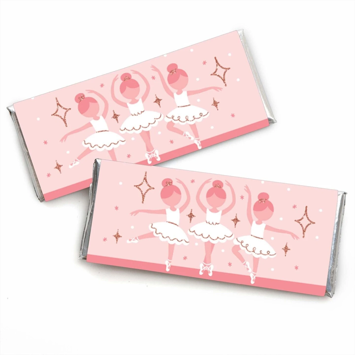 Big Dot Of Happiness Tutu Cute Ballerina - Candy Bar Wrapper Ballet Birthday Party Or Baby Shower Favors - Set Of 24 3 Big Dot Of Happiness Tutu Cute Ballerina - Candy Bar Wrapper Ballet Birthday Party Or Baby Shower Favors - Set Of 24