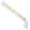 Beistle Set Of 6 Gold Glittered Happy 50th Birthday White Satin Sash 33" 2 Beistle Set Of 6 Gold Glittered Happy 50th Birthday White Satin Sash 33" -Optima Home Decor Store 4612066310884954784