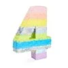 Large Number 4 Pinata For Girl's 4th Birthday Party Decorations, Rainbow Pastel (21 X 15 X 4 In) -Optima Home Decor Store 5765153897935206560