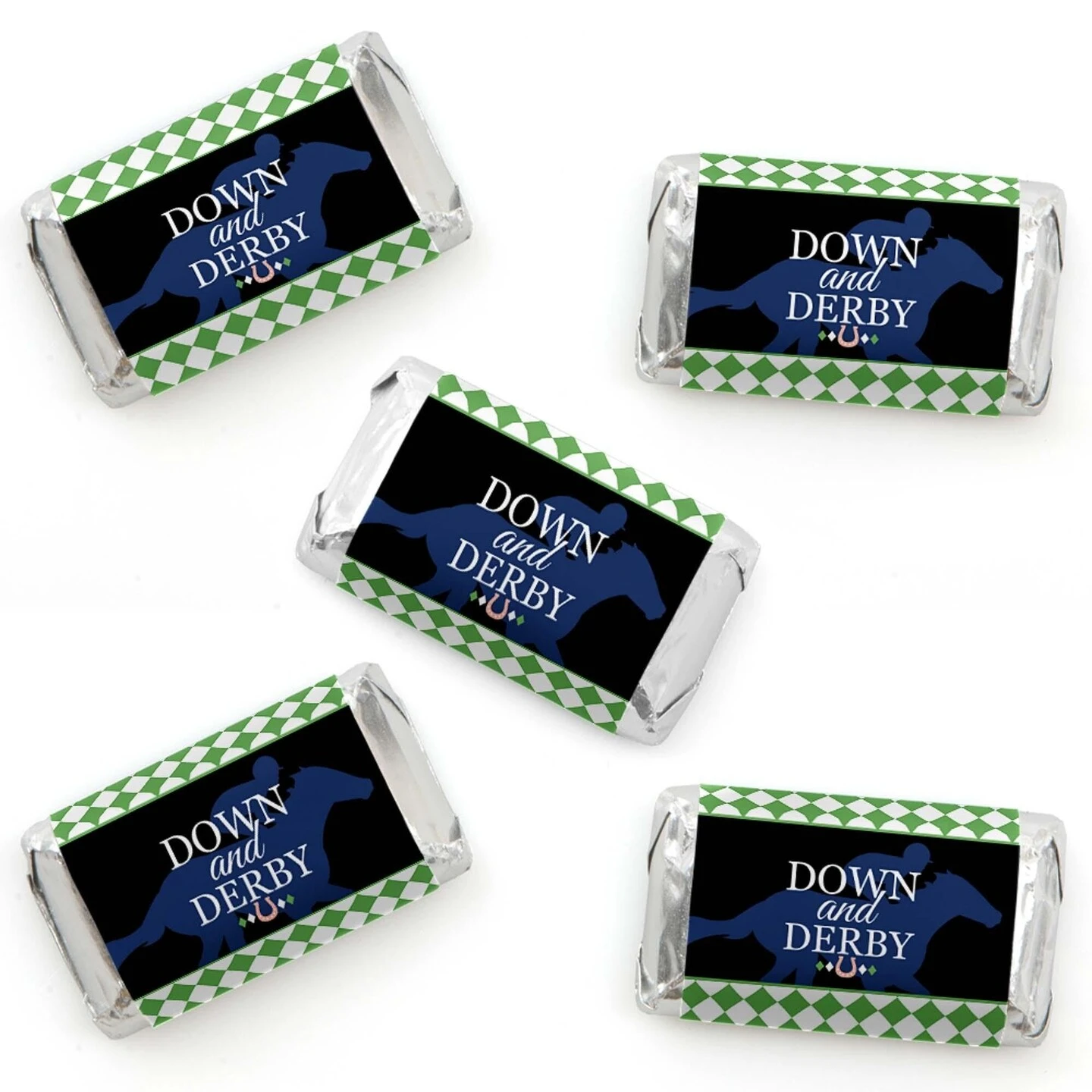 Big Dot Of Happiness Kentucky Horse Derby - Mini Candy Bar Wrapper Stickers - Horse Race Party Small Favors - 40 Count 3 Big Dot Of Happiness Kentucky Horse Derby - Mini Candy Bar Wrapper Stickers - Horse Race Party Small Favors - 40 Count