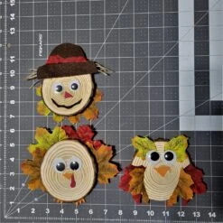 Ink And Trinket Kids Fall Craft Kit, Natural Wood 7 Ink And Trinket Kids Fall Craft Kit, Natural Wood -Optima Home Decor Store 6673495411158351872