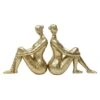 Kingston Living Set Of 2 Shiny Gold Lady Bookends 8.5" -Optima Home Decor Store 6917892482649496224