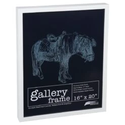 Ambiance Gallery Quality Artist Wooden Picture Frame - 3 Pack Of 1.5'' Deep Frames For Pictures, Artwork And More -Optima Home Decor Store 99842422390560