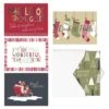 Hortense B. Hewitt Co. Festive Season Holiday Cards -Optima Home Decor Store D231902S 1
