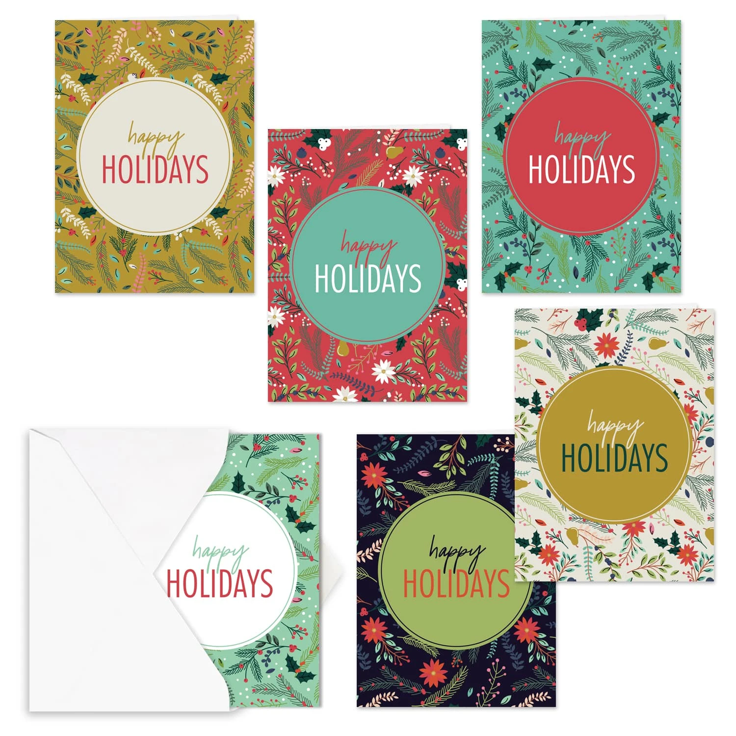 Hortense B. Hewitt Co. Holiday Greenery Holiday Cards 3 Hortense B. Hewitt Co. Holiday Greenery Holiday Cards