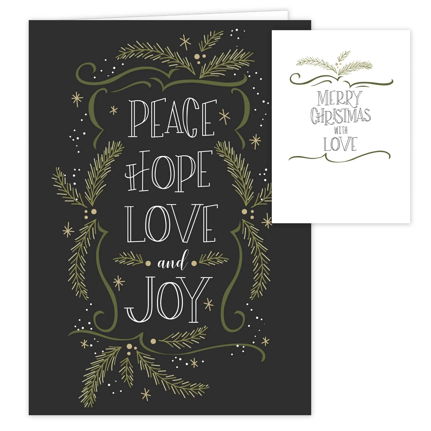 Hortense B. Hewitt Co. Christmas Pines Holiday Cards 4 Hortense B. Hewitt Co. Christmas Pines Holiday Cards - Image 2