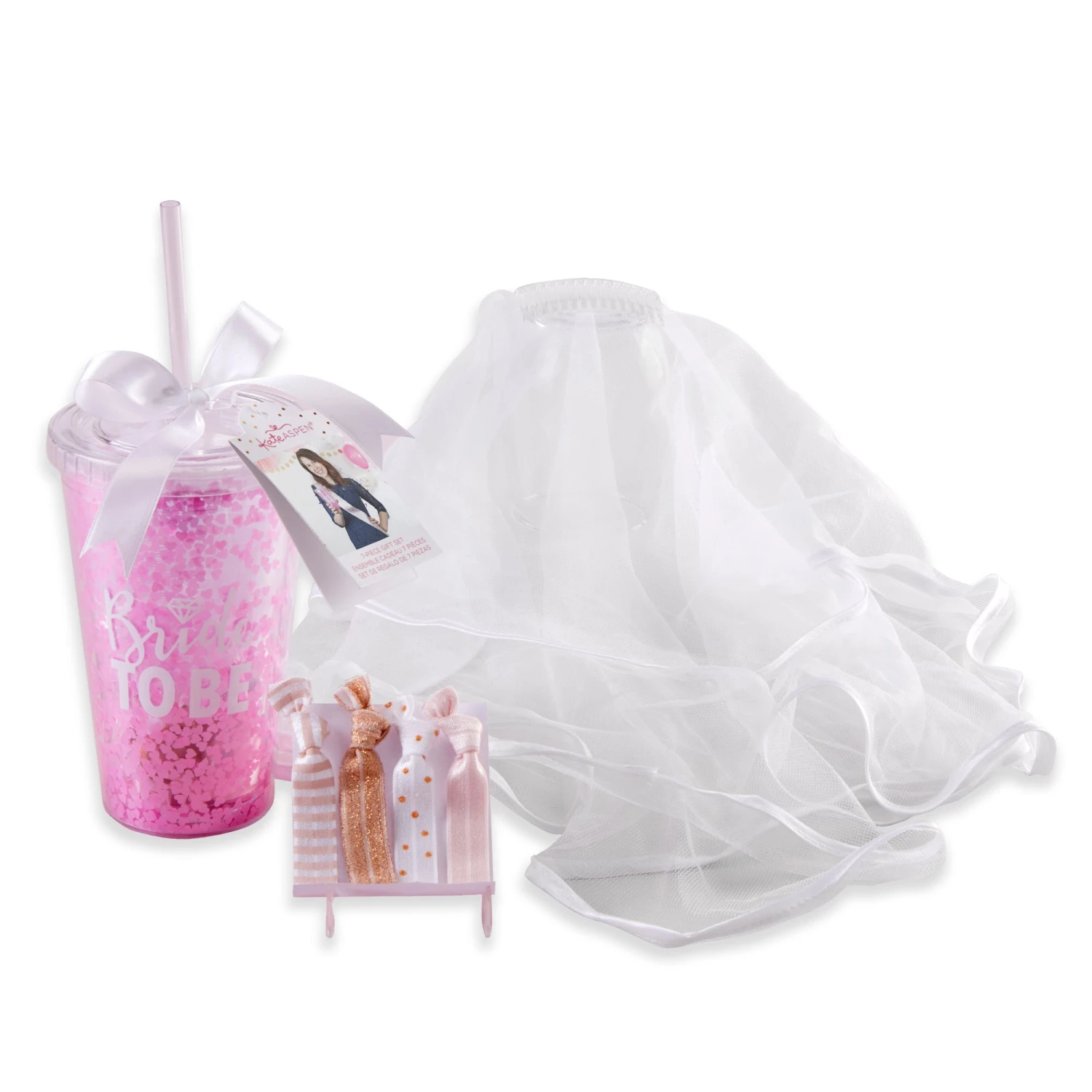 Kate Aspen® Bride To Be Bachelorette Gift Set With Veil And Tumbler 3 Kate Aspen® Bride To Be Bachelorette Gift Set With Veil And Tumbler