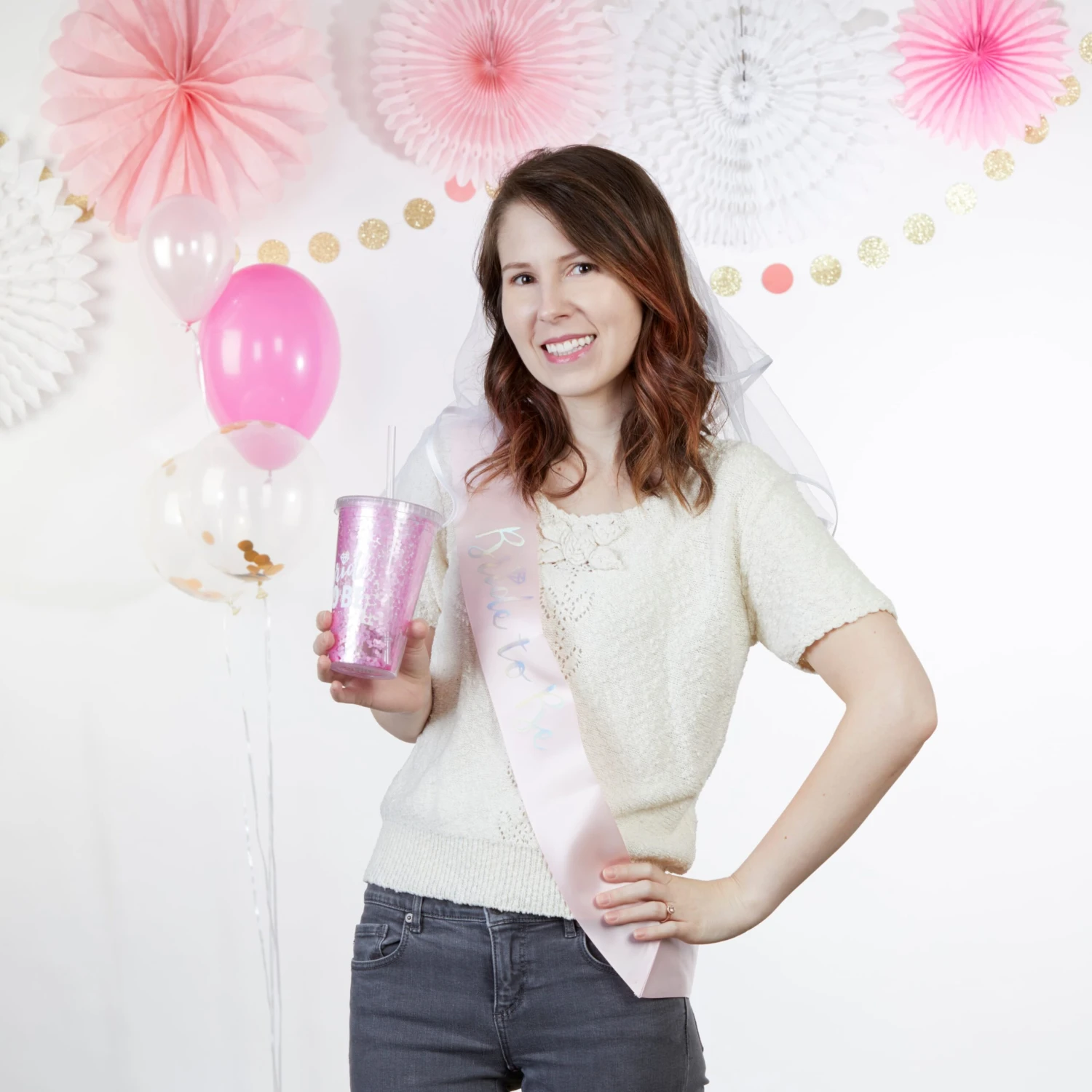 Kate Aspen® Bride To Be Bachelorette Gift Set With Veil And Tumbler 4 Kate Aspen® Bride To Be Bachelorette Gift Set With Veil And Tumbler - Image 2