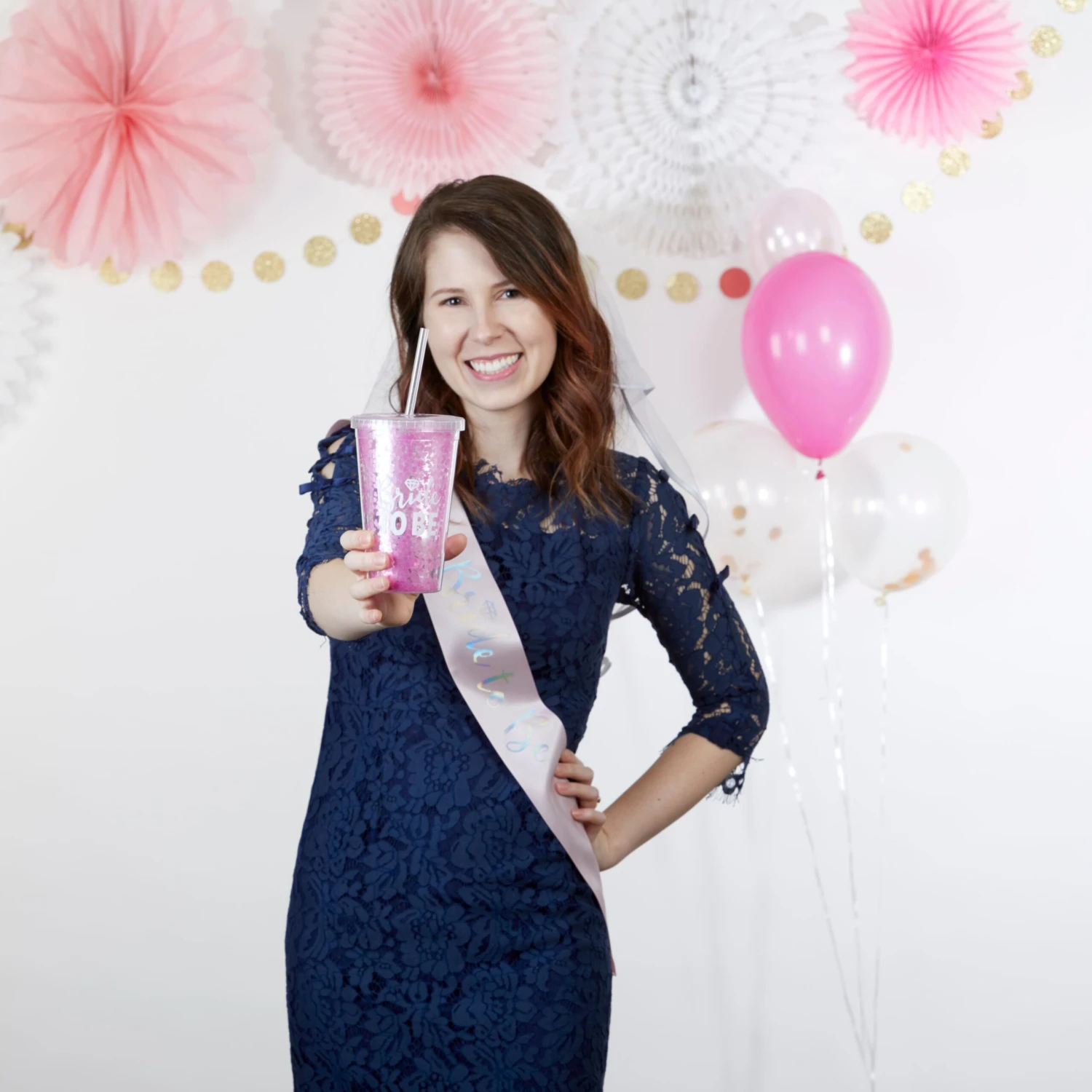 Kate Aspen® Bride To Be Bachelorette Gift Set With Veil And Tumbler 9 Kate Aspen® Bride To Be Bachelorette Gift Set With Veil And Tumbler - Image 7