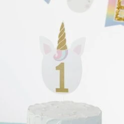 Kate Aspen® Gold Glitter Unicorn Happy Birthday Party Décor Kit 16 Kate Aspen® Gold Glitter Unicorn Happy Birthday Party Décor Kit -Optima Home Decor Store D235034S 7