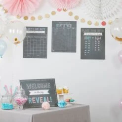 Kate Aspen® Gender Reveal Baby Shower Game Set -Optima Home Decor Store D235038S 4