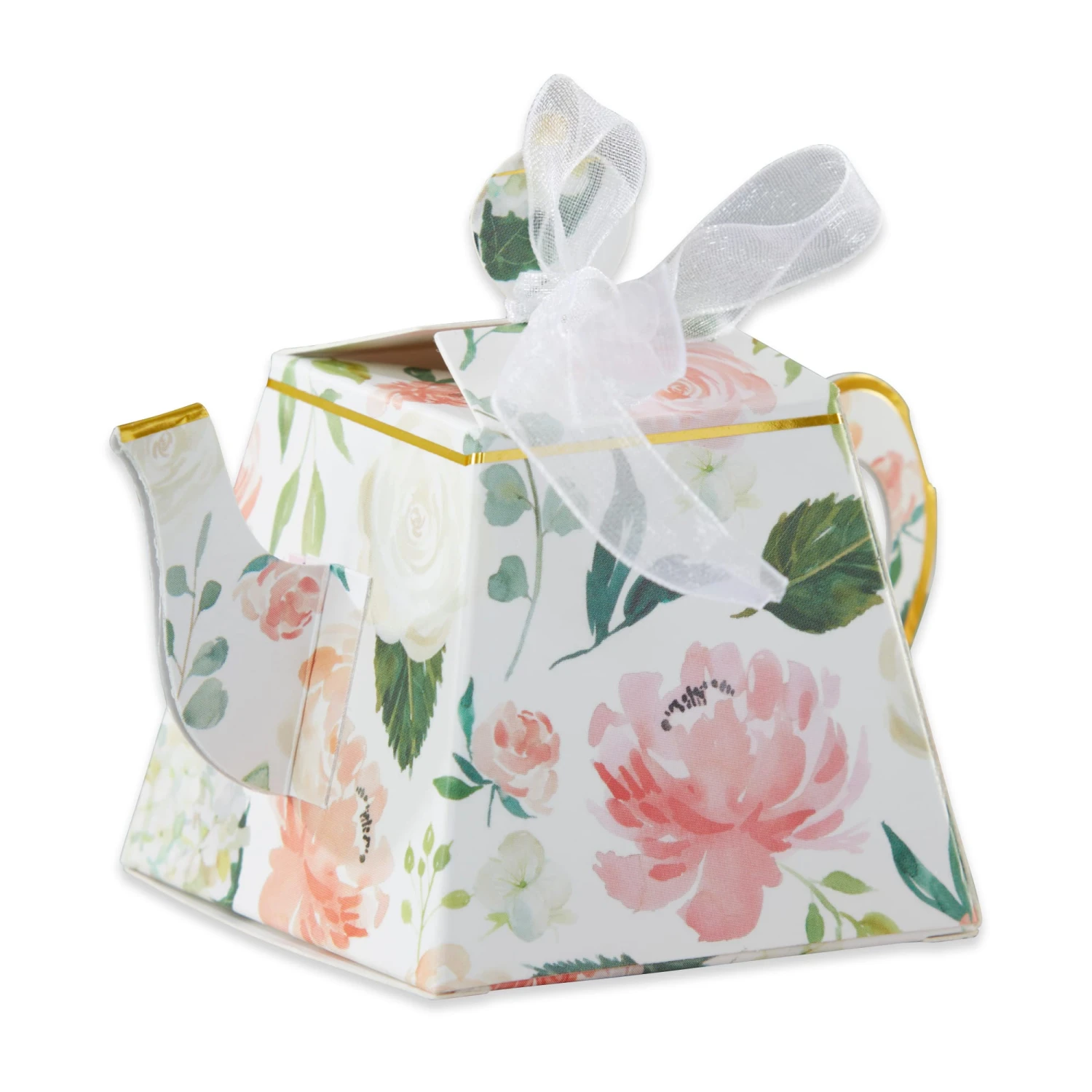 Kate Aspen® Brunch Floral Teapot Favor Box Set, 24ct. 3 Kate Aspen® Brunch Floral Teapot Favor Box Set, 24ct.