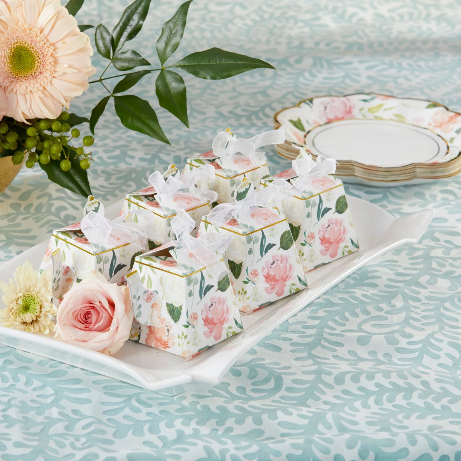 Kate Aspen® Brunch Floral Teapot Favor Box Set, 24ct. 4 Kate Aspen® Brunch Floral Teapot Favor Box Set, 24ct. - Image 2