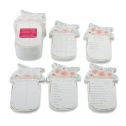 Kate Aspen® Floral Mason Jar Baby Shower 5-Game Card Set
