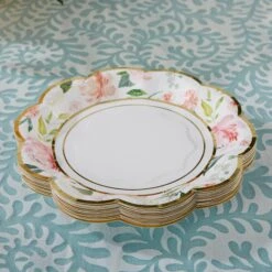 Kate Aspen® 7" Brunch Floral Paper Plates, 32ct. -Optima Home Decor Store D235075S 3