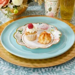 Kate Aspen® 7" Brunch Floral Paper Plates, 32ct. -Optima Home Decor Store D235075S 4