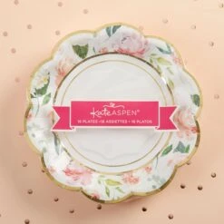 Kate Aspen® 7" Brunch Floral Paper Plates, 32ct. -Optima Home Decor Store D235075S 6