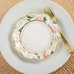 Kate Aspen® 7" Brunch Floral Paper Plates, 32ct. -Optima Home Decor Store D235075S 7