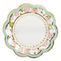 Kate Aspen® 7" Blue Tea Time Whimsy Paper Plates, 32ct.