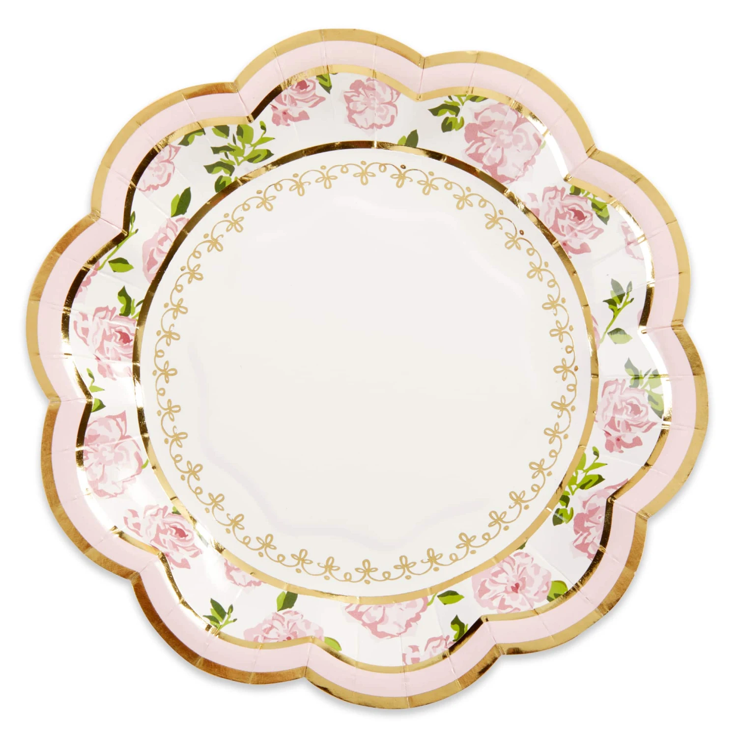Kate Aspen® 7" Pink Tea Time Whimsy Paper Plates, 32ct. 3 Kate Aspen® 7" Pink Tea Time Whimsy Paper Plates, 32ct.