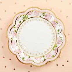 Kate Aspen® 7" Pink Tea Time Whimsy Paper Plates, 32ct. 11 Kate Aspen® 7" Pink Tea Time Whimsy Paper Plates, 32ct. -Optima Home Decor Store D235079S 3