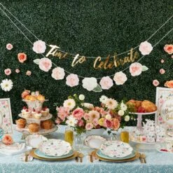 Kate Aspen® Brunch Floral Brunch Party Décor Kit With Gold Foil -Optima Home Decor Store D235083S 3