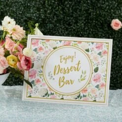 Kate Aspen® Brunch Floral Brunch Party Décor Kit With Gold Foil -Optima Home Decor Store D235083S 4