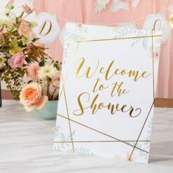 Kate Aspen® Geometric Floral Bridal Shower Party Décor Kit With Gold Foil 13 Kate Aspen® Geometric Floral Bridal Shower Party Décor Kit With Gold Foil -Optima Home Decor Store D235084S 5