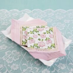 Kate Aspen® Pink Tea Time Whimsy Napkins, 60ct. -Optima Home Decor Store D235089S 6