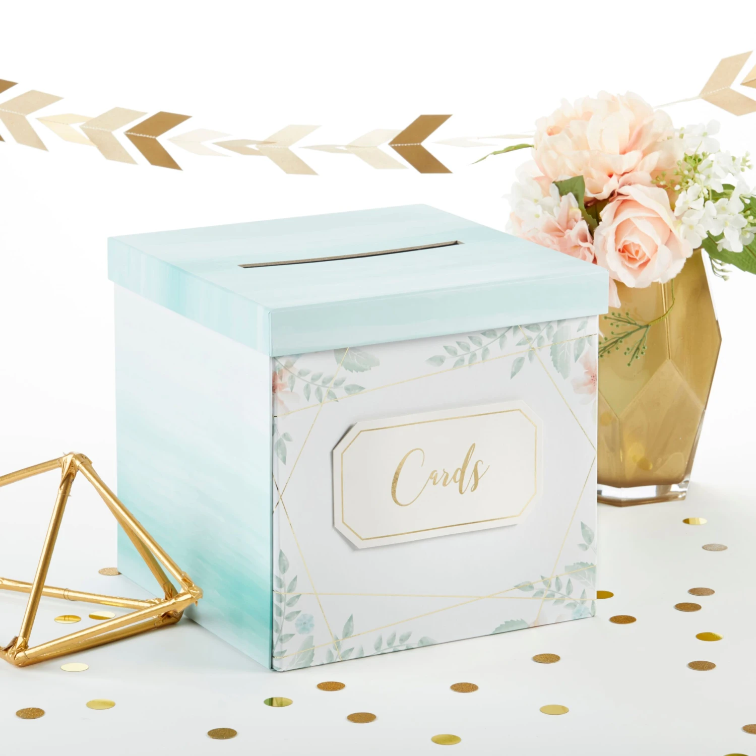 Kate Aspen® Geometric Floral Card Box 4 Kate Aspen® Geometric Floral Card Box - Image 2