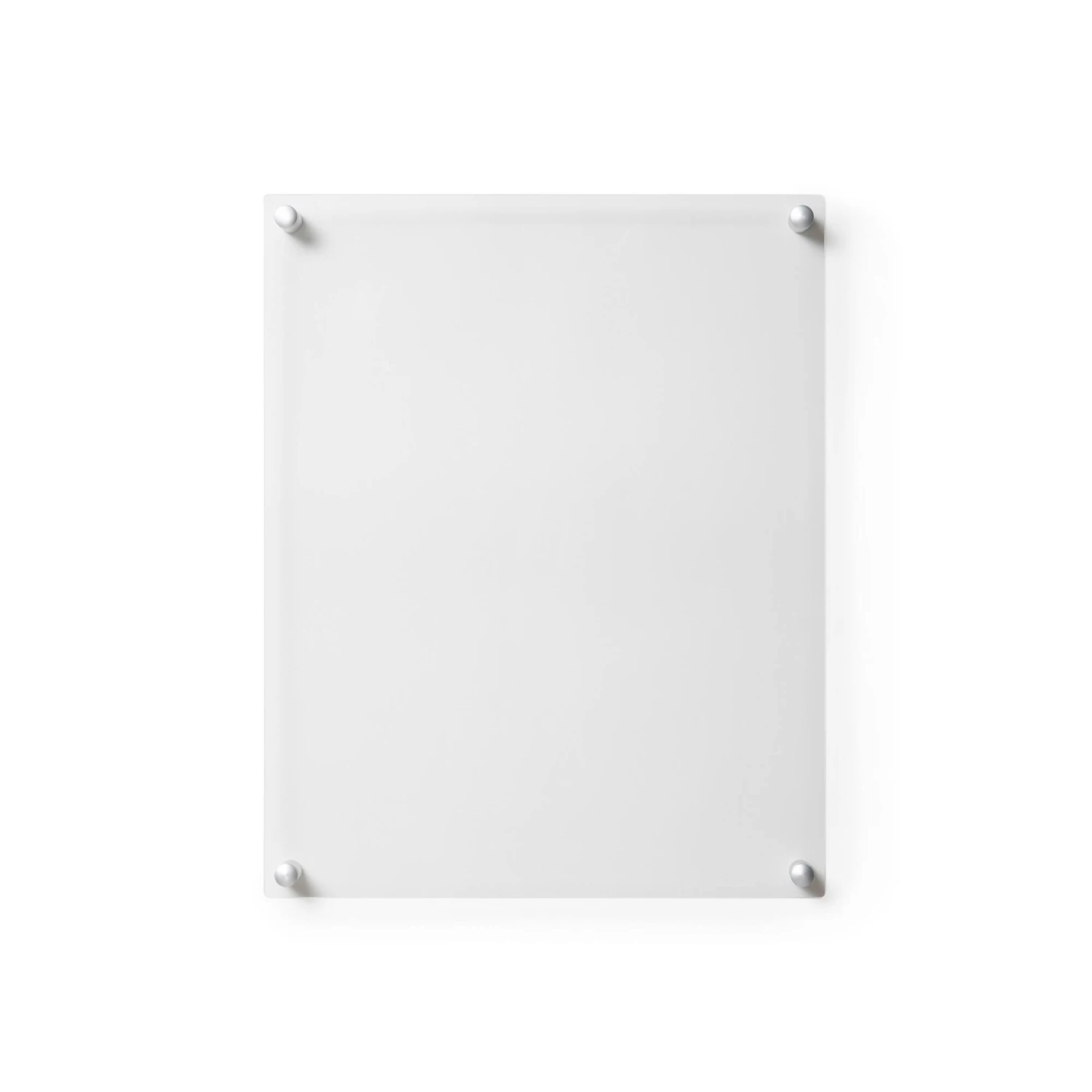 Cool Modern 2 Pack Clear Acrylic Float Frame With Silver Hardware 6 Cool Modern 2 Pack Clear Acrylic Float Frame With Silver Hardware - Image 4