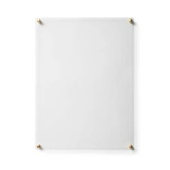 Cool Modern 2 Pack Clear Acrylic Float Frame With Gold Hardware -Optima Home Decor Store D306788S 1