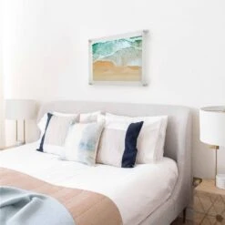 Cool Modern Clear Acrylic Float Frame With Silver Hardware -Optima Home Decor Store D306794S 4