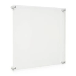 Cool Modern Clear Acrylic Float Frame With Silver Hardware -Optima Home Decor Store D306803S 4