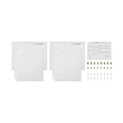 Cool Modern 2 Pack Clear Acrylic Float Frame With Gold Hardware -Optima Home Decor Store D306809S 2