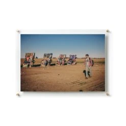 Wexel Art Modern Clear Acrylic Floating Picture Frame With Gold Hardware -Optima Home Decor Store D306855S 1