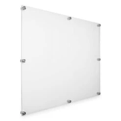 Wexel Art Modern Clear Acrylic Floating Frame With Silver Hardware